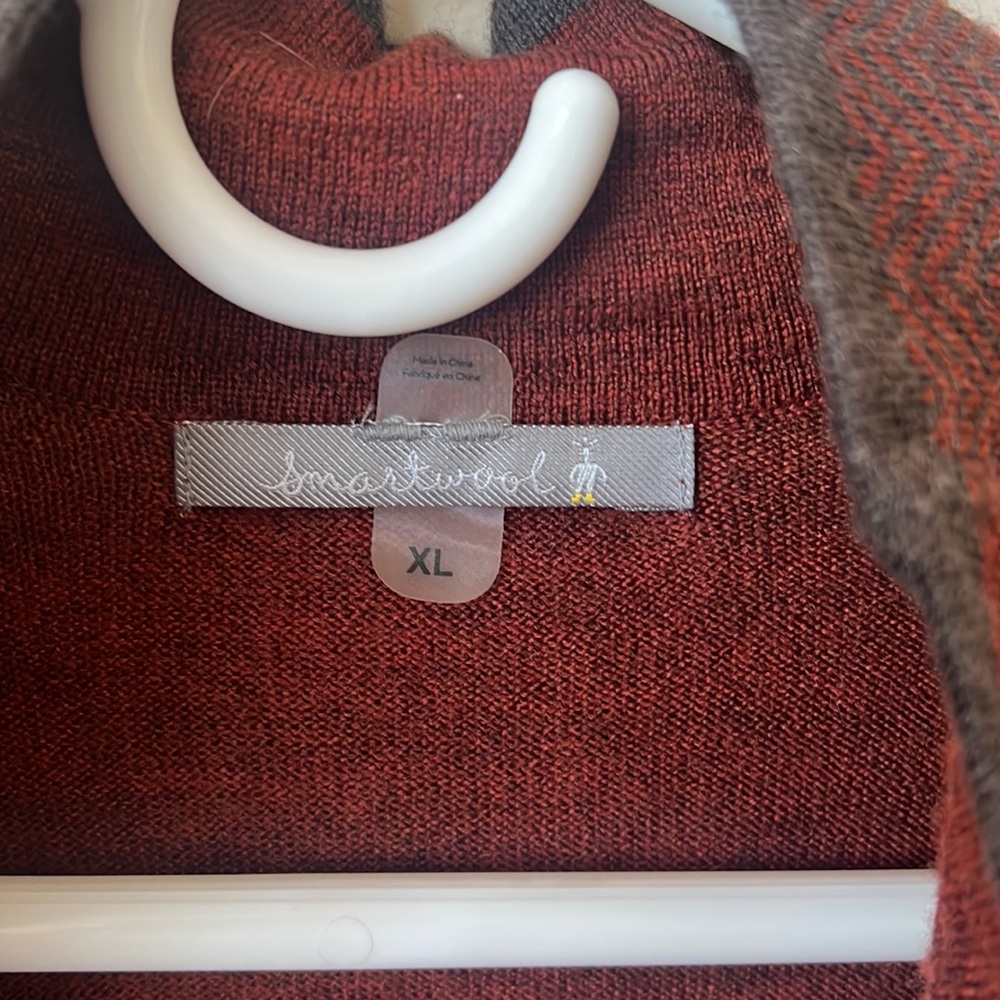 Smart wool half zip sweater